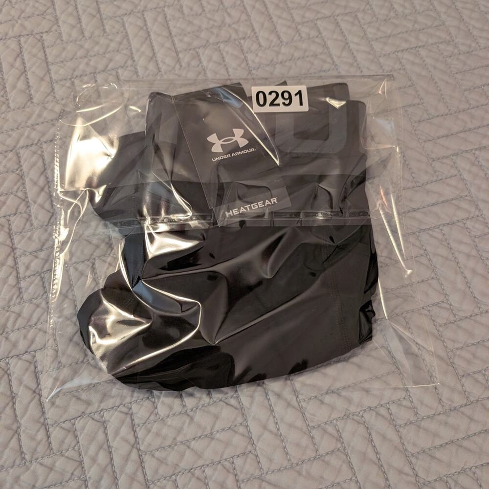 NWT Under Armour Men's Compression Shorts S Black HeatGear 6" Shorts (0291) - Picture 13 of 13